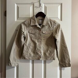 Roots Jeans Kids Cotton Cargo Safari Utility Jacket - Size XL